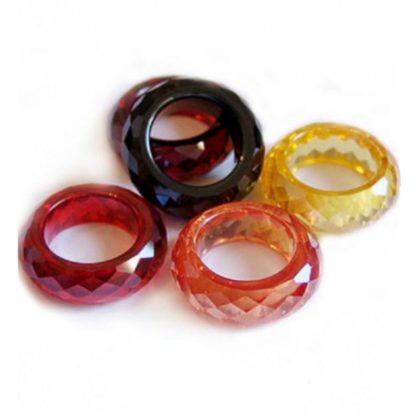 Anillos de Cristales Facetado