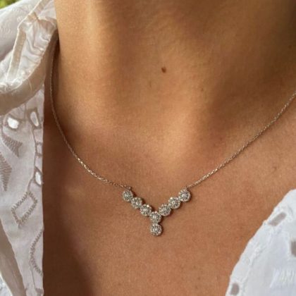 Collar Plata y Baño de Oro